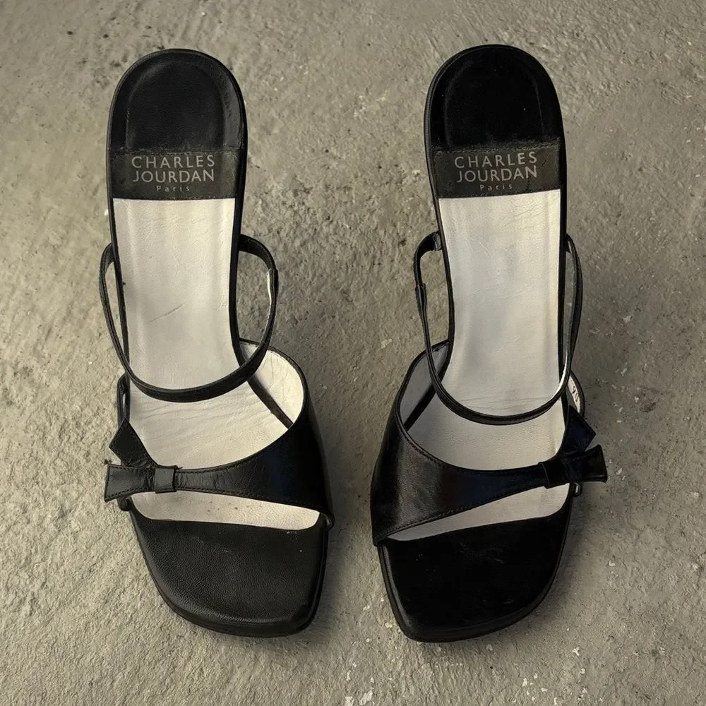 Charles Jourdan Strappy mules